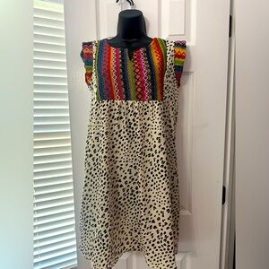 Very hip cute little size small boho dress by Beeson River